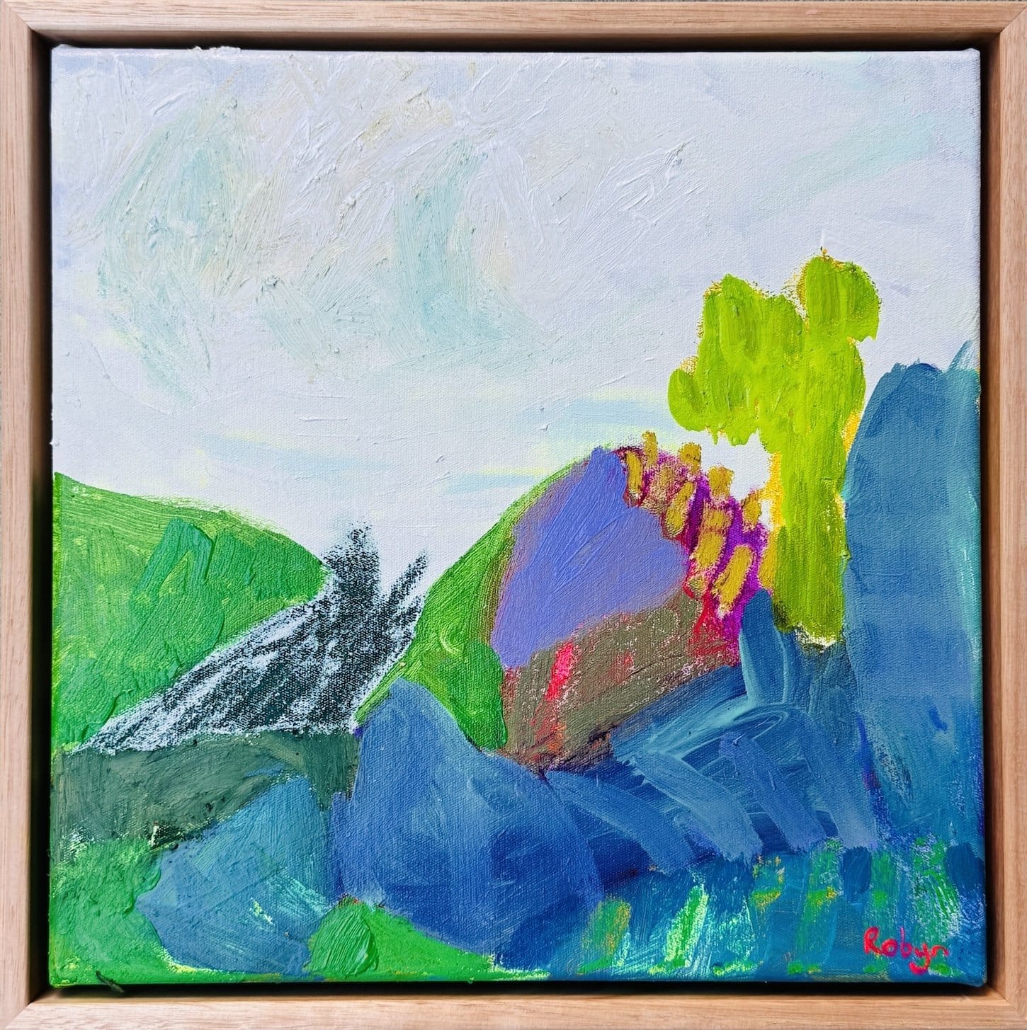 Nara - Original Painting-Original Art-Robyn Kylie-Greenhouse Interiors Pty Ltd