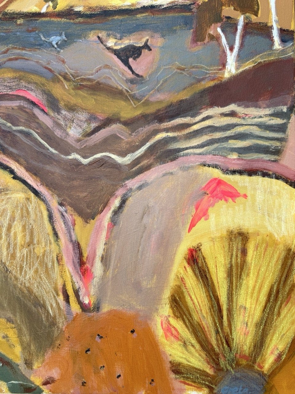 Late Night, Inland - Original Artwork-Original Art-Greta Hounslow-Greenhouse Interiors Pty Ltd