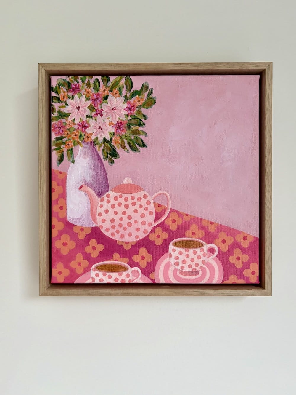 Cuppa And A Chat - Original Art-Original Art-Beth Dangerfield-Greenhouse Interiors Pty Ltd