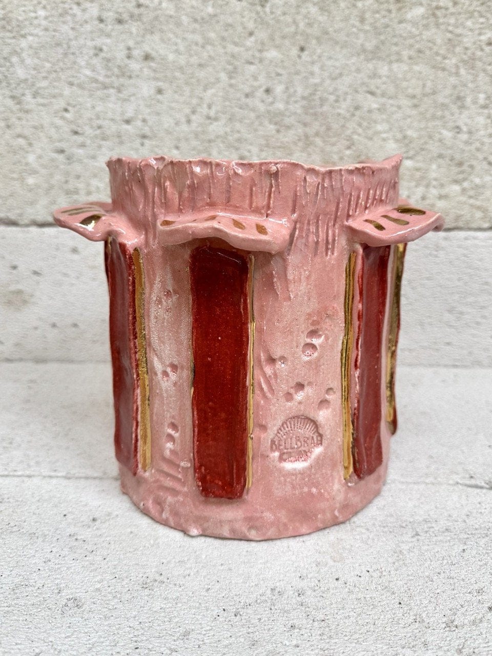 Deluxe Ice / Flower Bucket - 'Deep Red Dusty'