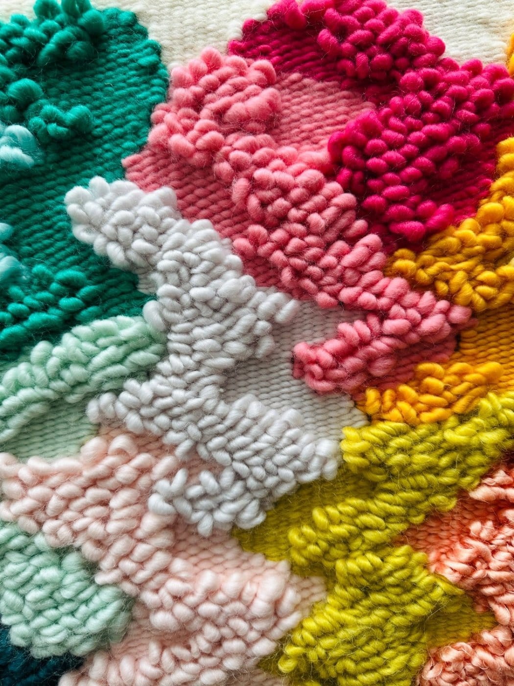 Rainbow Lands 16 - Handwoven Art