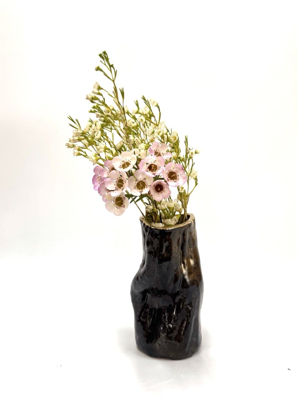 Mini Crush Vase 'Gold Black'