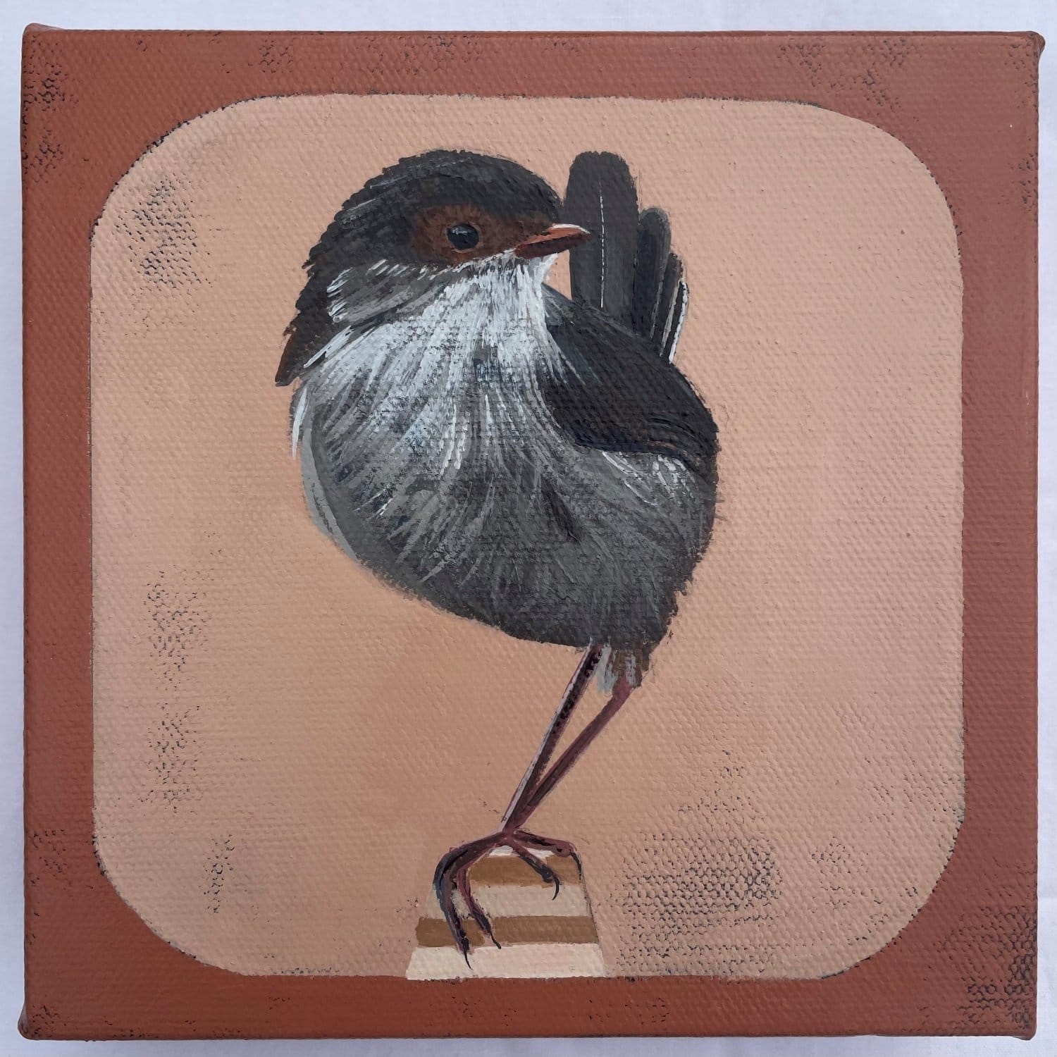 Wild And Free, Wren - Original Art-Original Art-Tania Lucas-Greenhouse Interiors Pty Ltd
