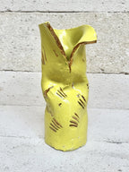 Skinny Crush Vase - 'Gold Pistachio'