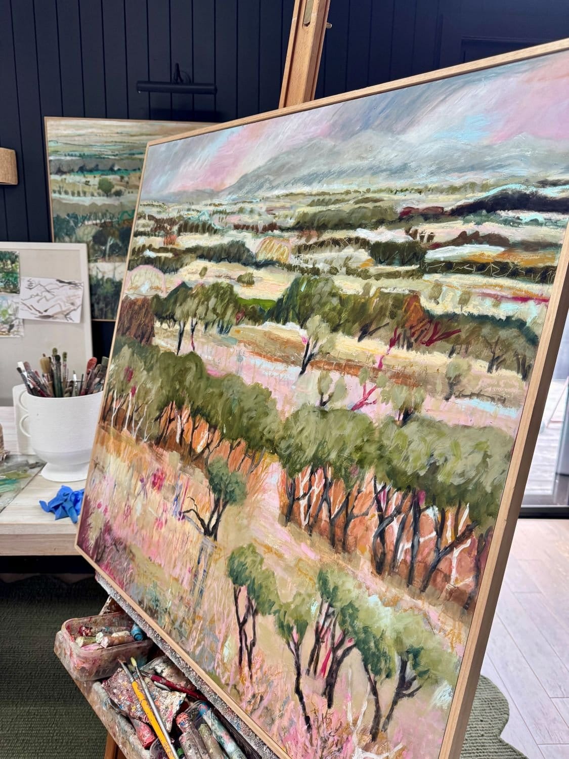 After The Rain - Original Painting-Original Art-Elizabeth Primmer-Greenhouse Interiors Pty Ltd