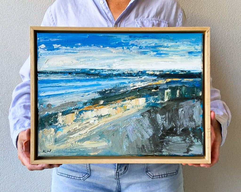 Shadow Tide - IV Original Artwork-Original Art-Katie Wyatt-Greenhouse Interiors Pty Ltd