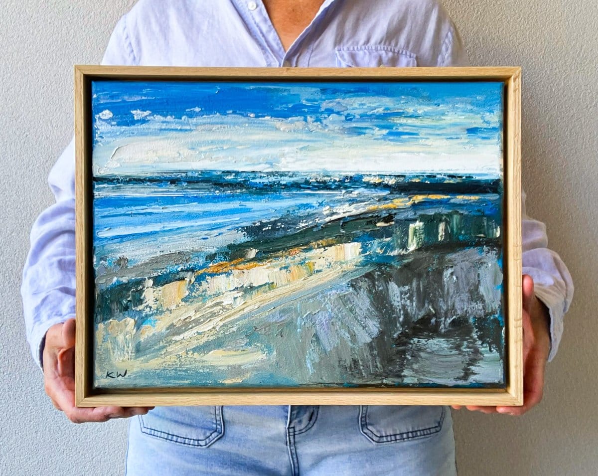 Shadow Tide - IV Original Artwork-Original Art-Katie Wyatt-Greenhouse Interiors Pty Ltd