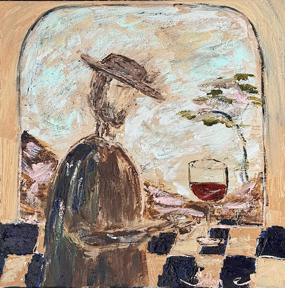 Muchuchos At The Wine Bar - Original Artwork