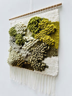 Moss Mini 17 - Handwoven Art