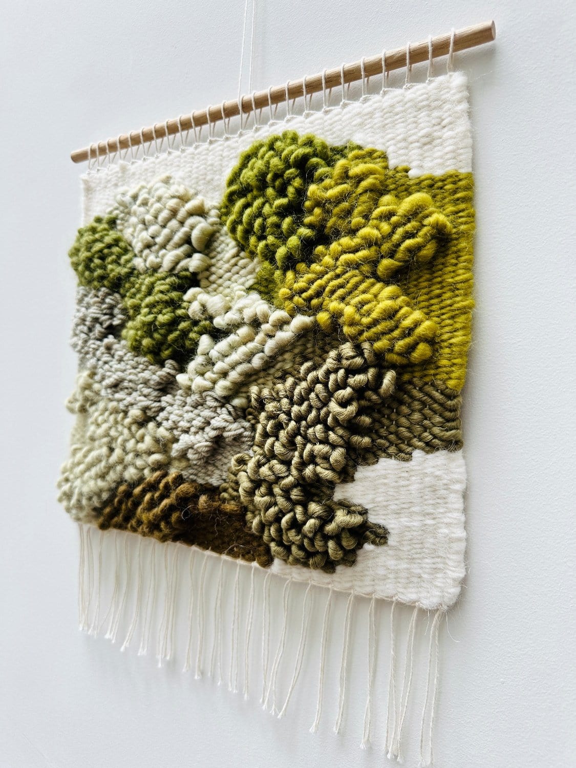 Moss Mini 17 - Handwoven Art