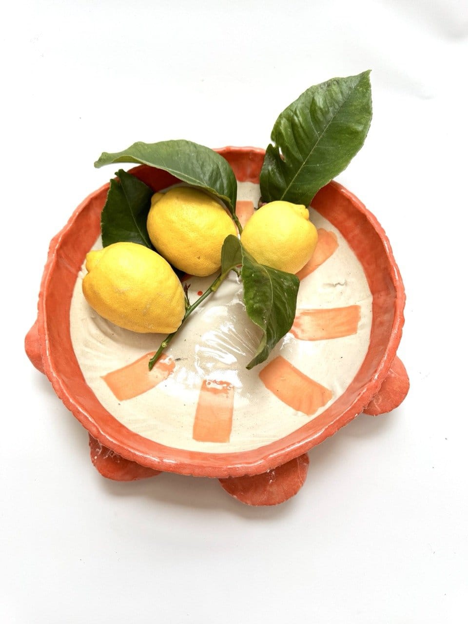 Salad Bowl - 'Vermillion'-Ceramics-Lauren Barton-Greenhouse Interiors Pty Ltd