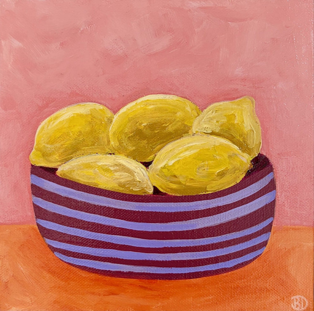 Citrus And Stripes - Original Art