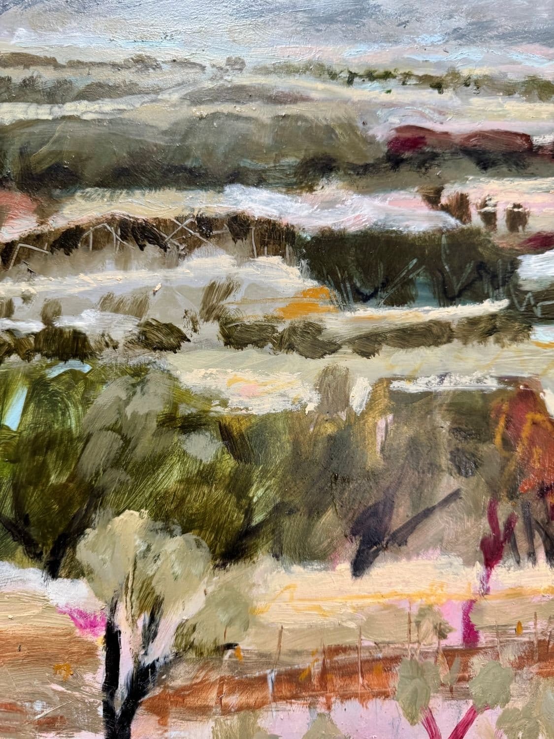 After The Rain - Original Painting-Original Art-Elizabeth Primmer-Greenhouse Interiors Pty Ltd