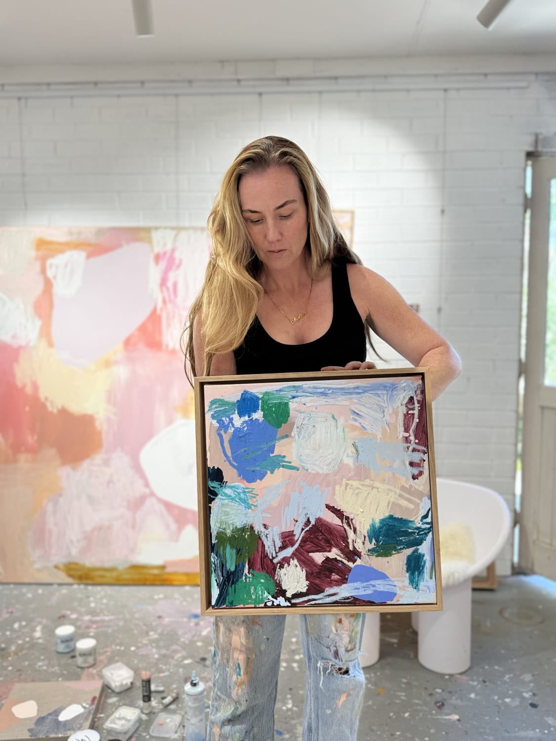 Well That Worked Out - Original Artwork-Original Art-Rebecca Koerting-Greenhouse Interiors