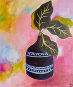 House Plants And Rainbows - Original Art