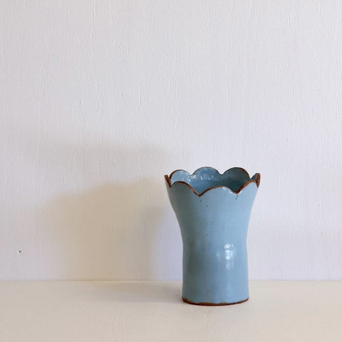 Blue Flower Ceramic Vase