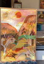 Campfire Country - Original Artwork-Original Art-Greta Hounslow-Greenhouse Interiors Pty Ltd