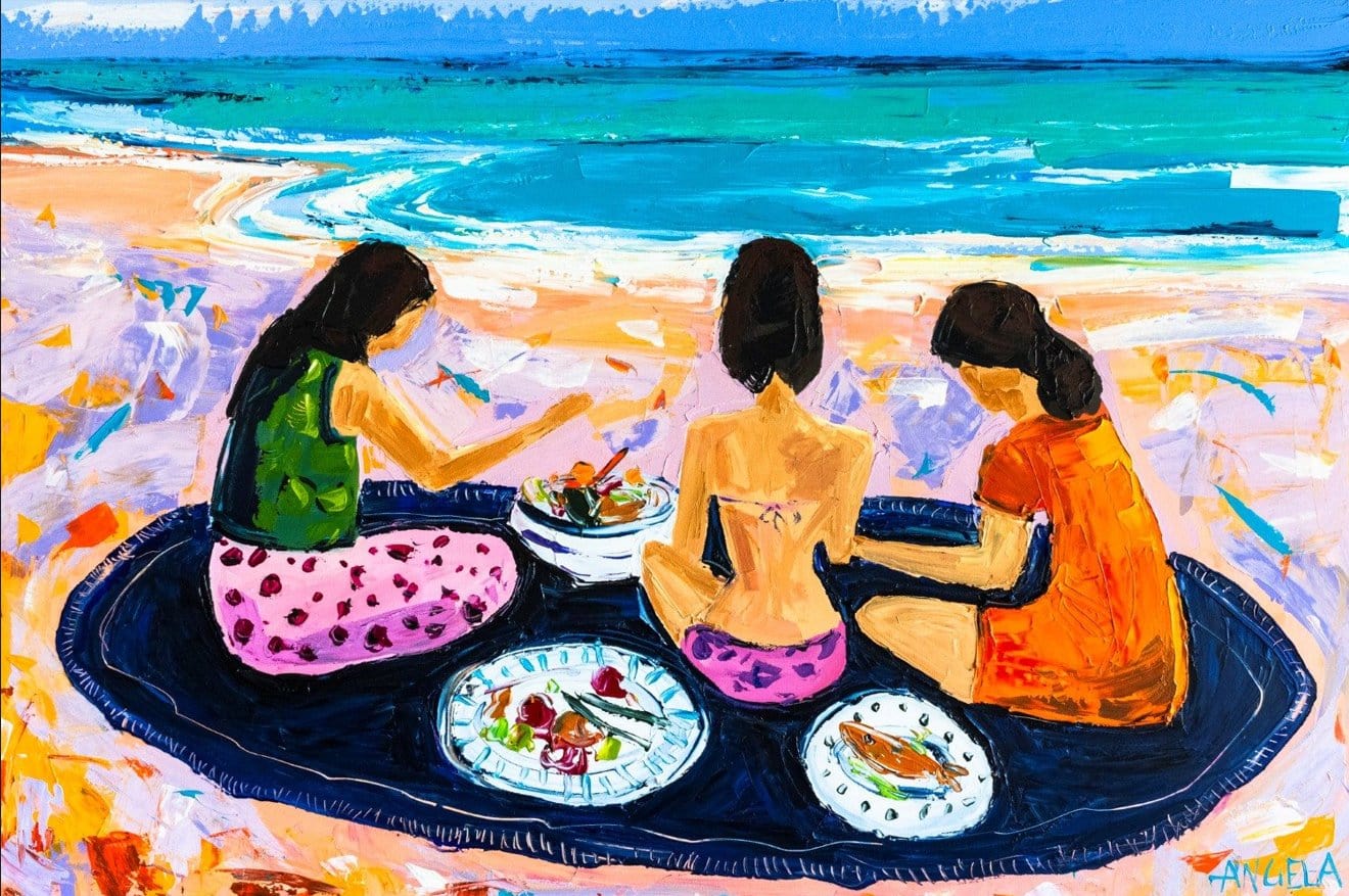 Beach Picnic - Original Art