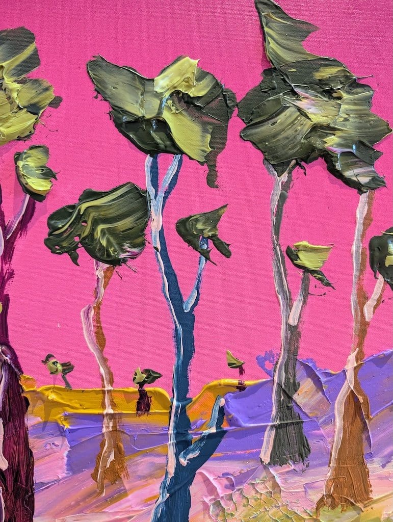 Trees In The Plum - Original Art