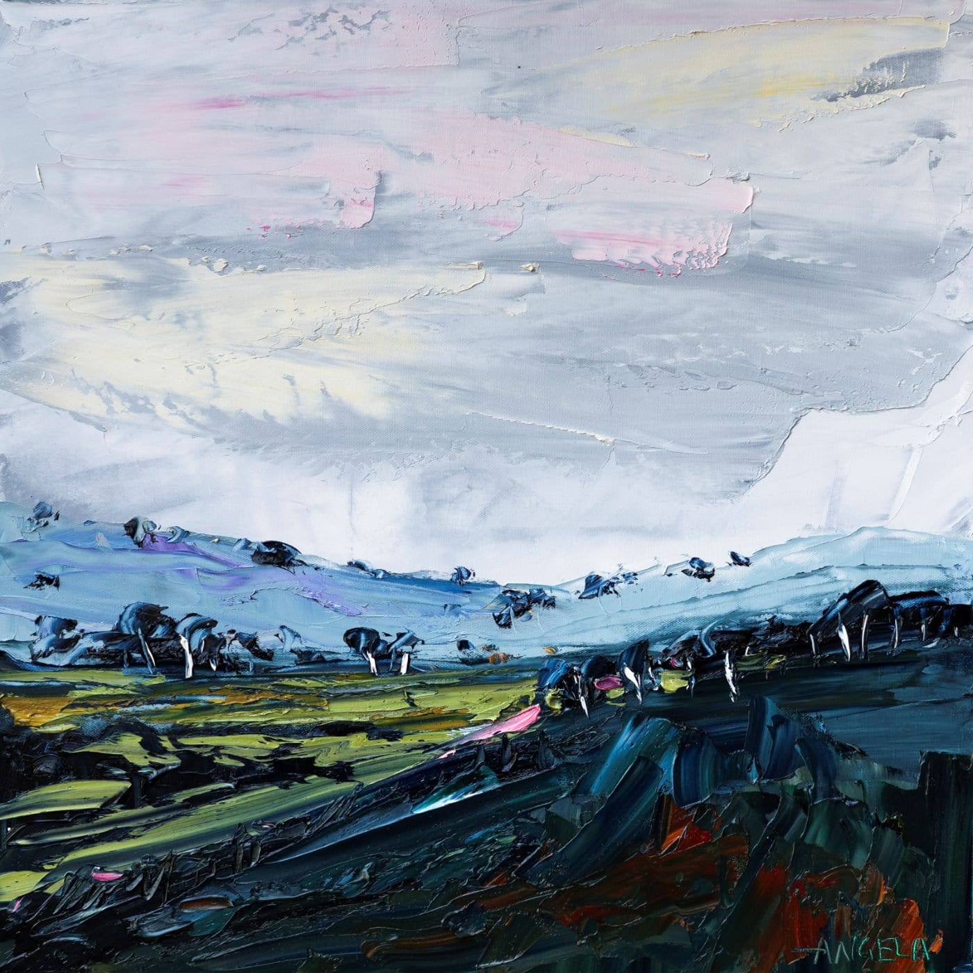 Where The Sky Hangs Low 2 - Original Art