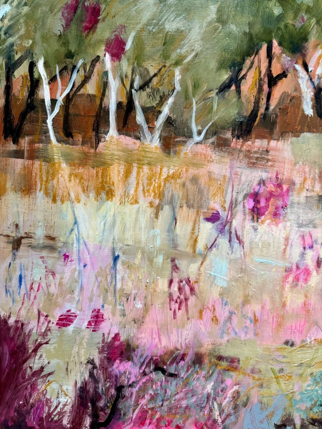 After The Rain - Original Painting-Original Art-Elizabeth Primmer-Greenhouse Interiors Pty Ltd