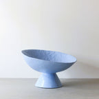 Tilt Pedestal Bowl - Cornflower Blue