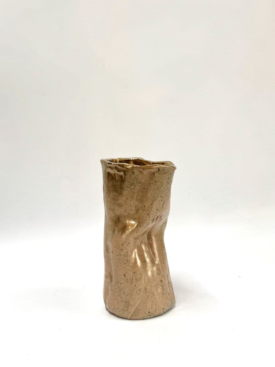 Mini Crush Vase 'Gold Blush'