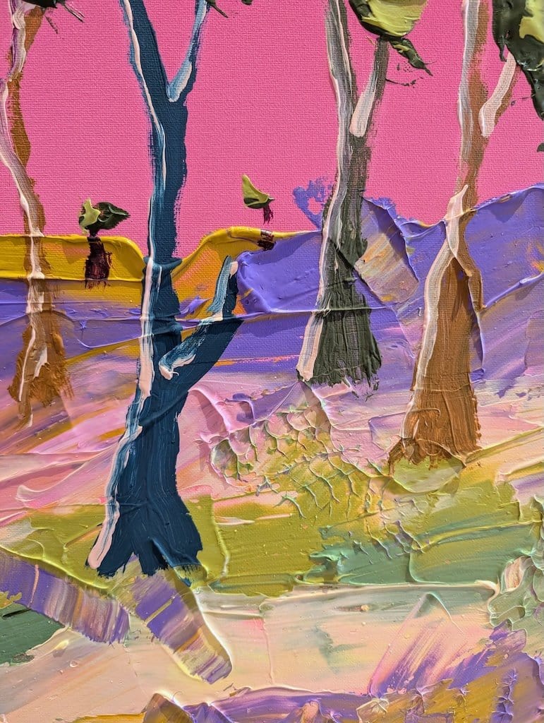 Trees In The Plum - Original Art