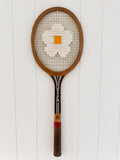 Vintage Tennis Racquet Wall Art - White Daisy Flower
