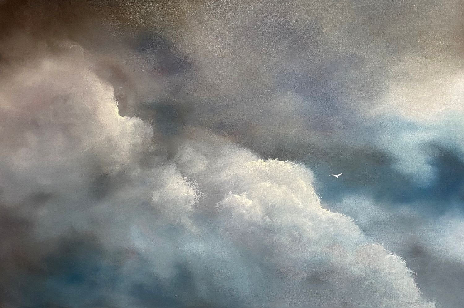 In The Clouds - Original Art