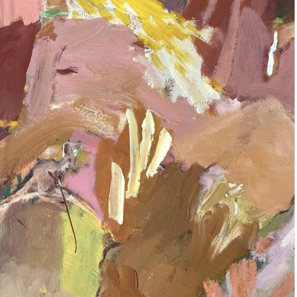 Campfire at Simpson's Gap - Original Artwork