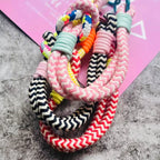 Colour Pop Rope Keyring (Black)