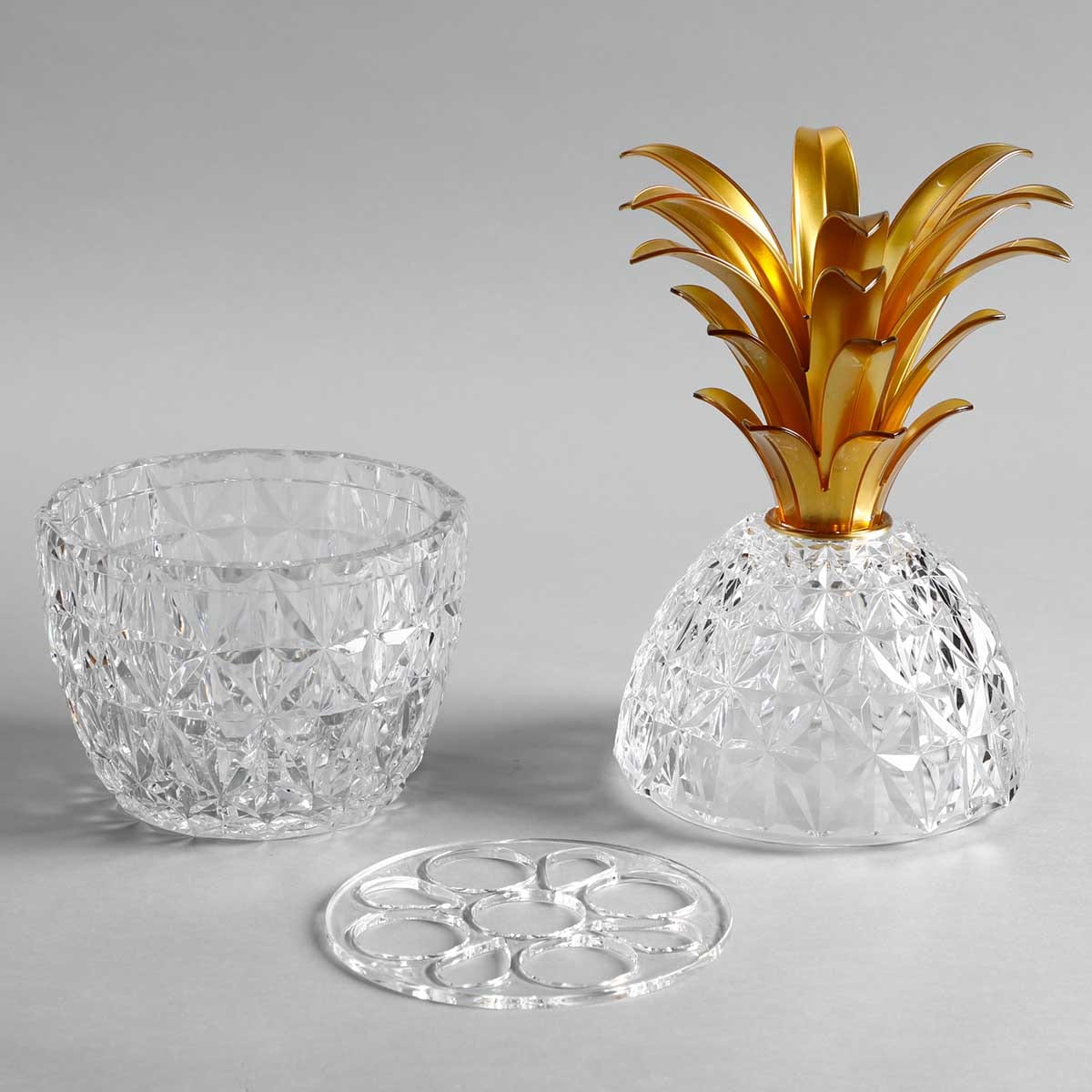 Mario Luca Giusti Melissa Pineapple Cutlery & Ice Holder - Clear