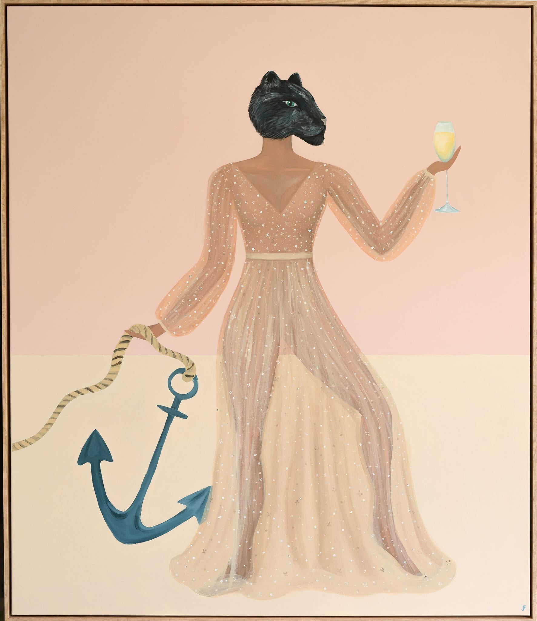Anchor - Original Artwork-Original Art-Jasmine Forcadilla-Greenhouse Interiors Pty Ltd