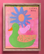 A Very Lucky Duck - Original Art
