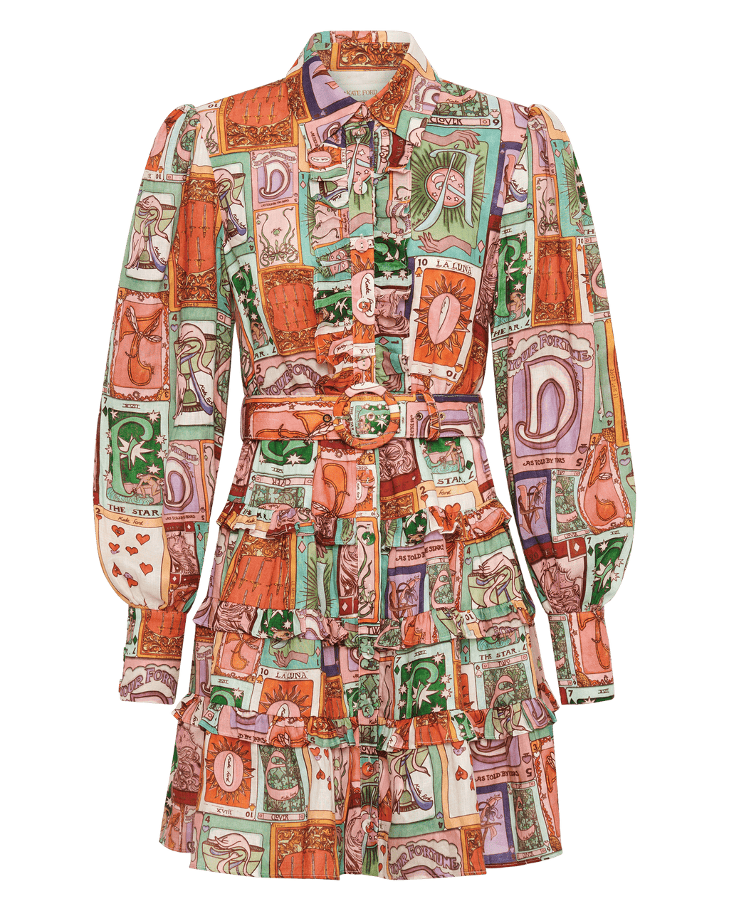 Cairo Frilled Layered Dress