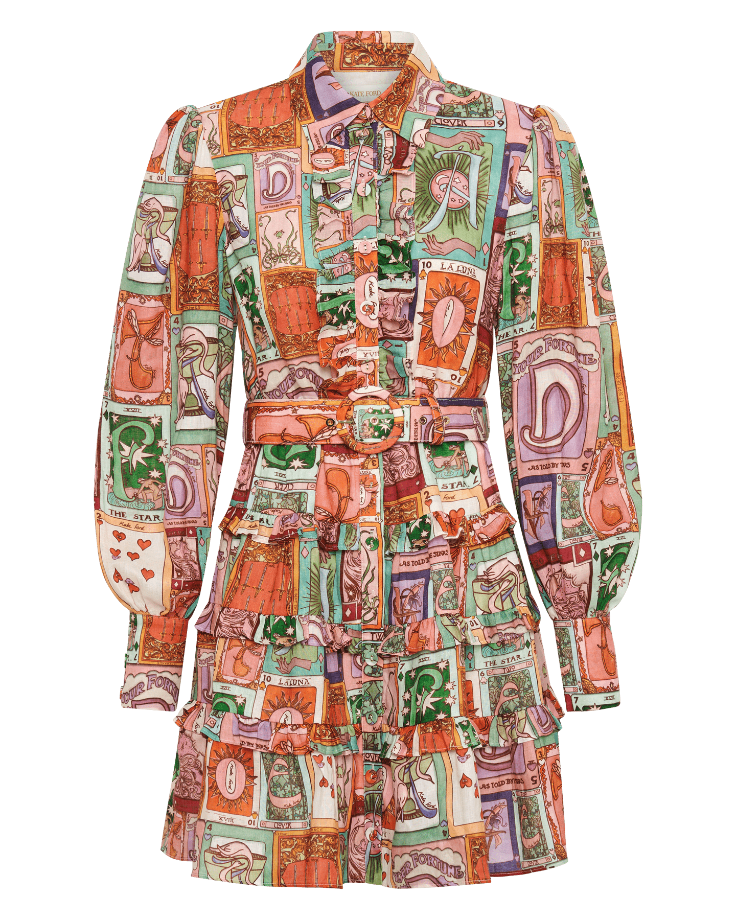 Cairo Frilled Layered Dress