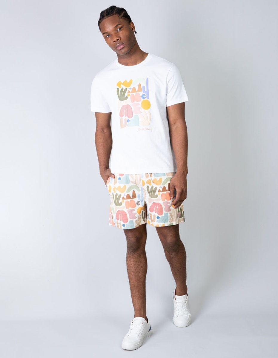 Hello Palm Springs Twill Short