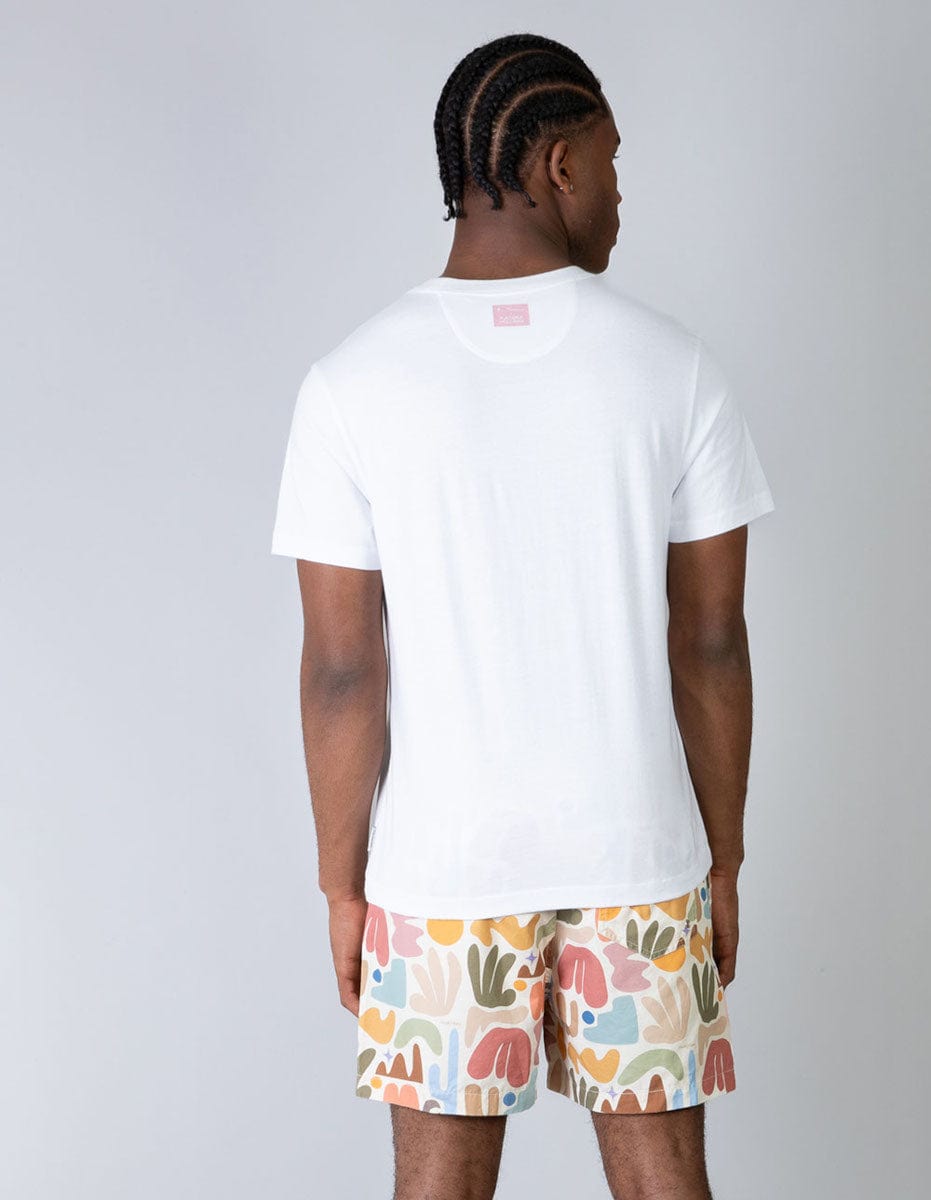Hello Palm Springs Oversize Tee - Ivory