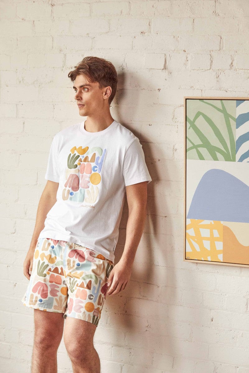 Hello Palm Springs Twill Short