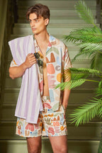 Hello Palm Springs Twill Short