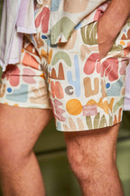 Hello Palm Springs Twill Short
