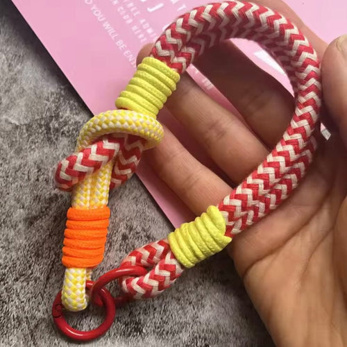 Colour Pop Rope Keyring (Red)