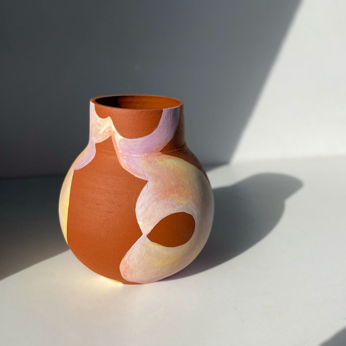 Sunset Swirl Vase