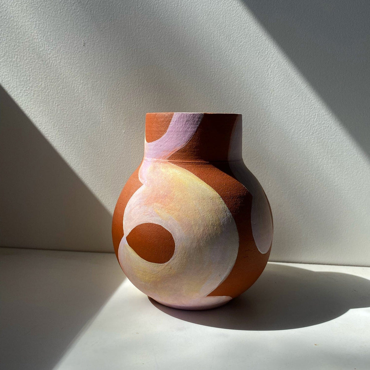 Sunset Swirl Vase