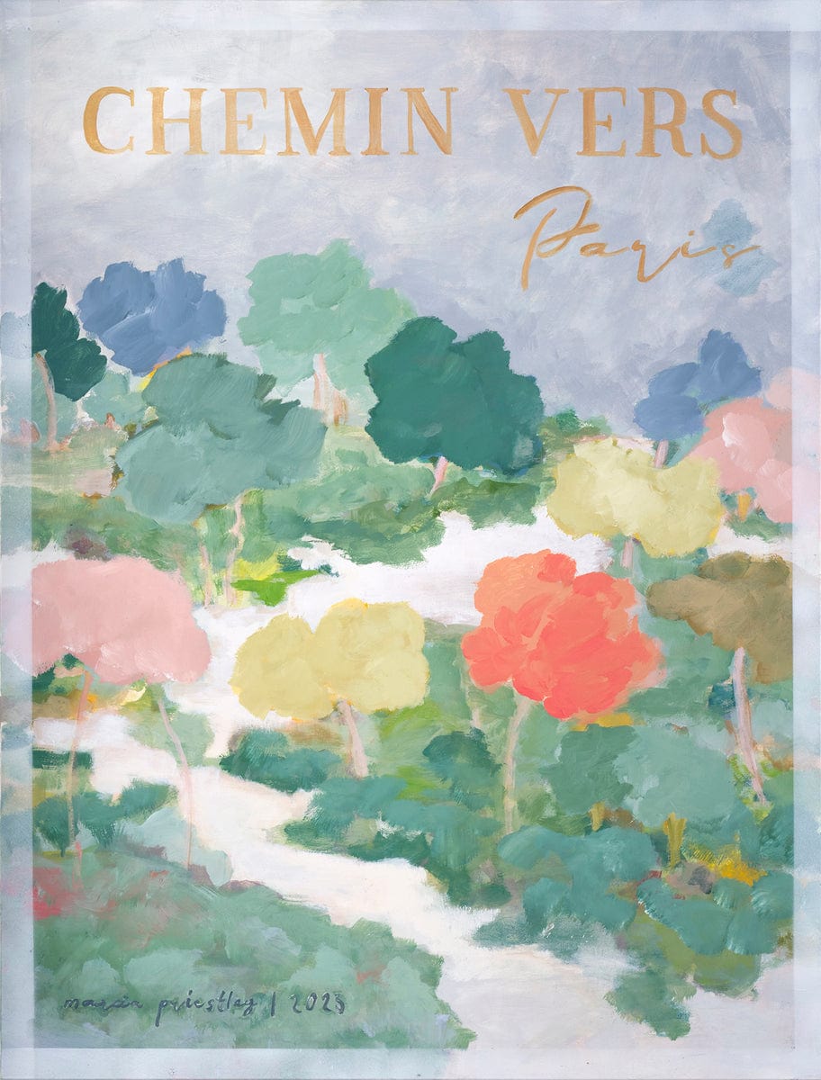 Chemin Vers Paris - Original Painting