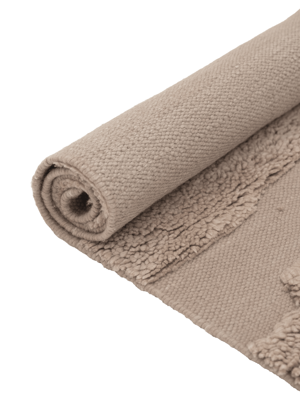 Cradle Neutral Washable Wool Fine Cut Pile Rug