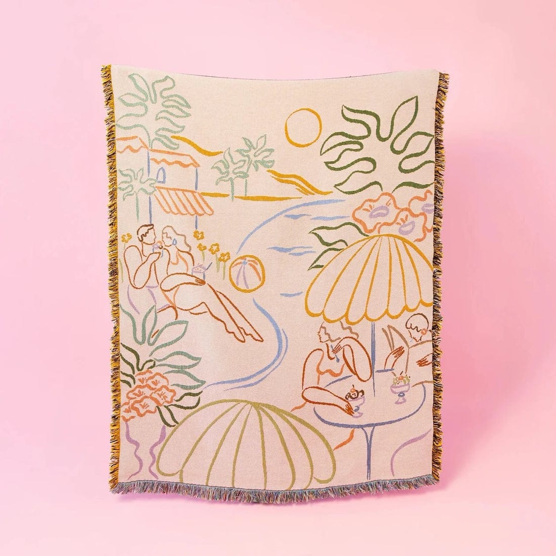 Paloma Throw-Bedding-Slowdown Studio-Greenhouse Interiors Pty Ltd