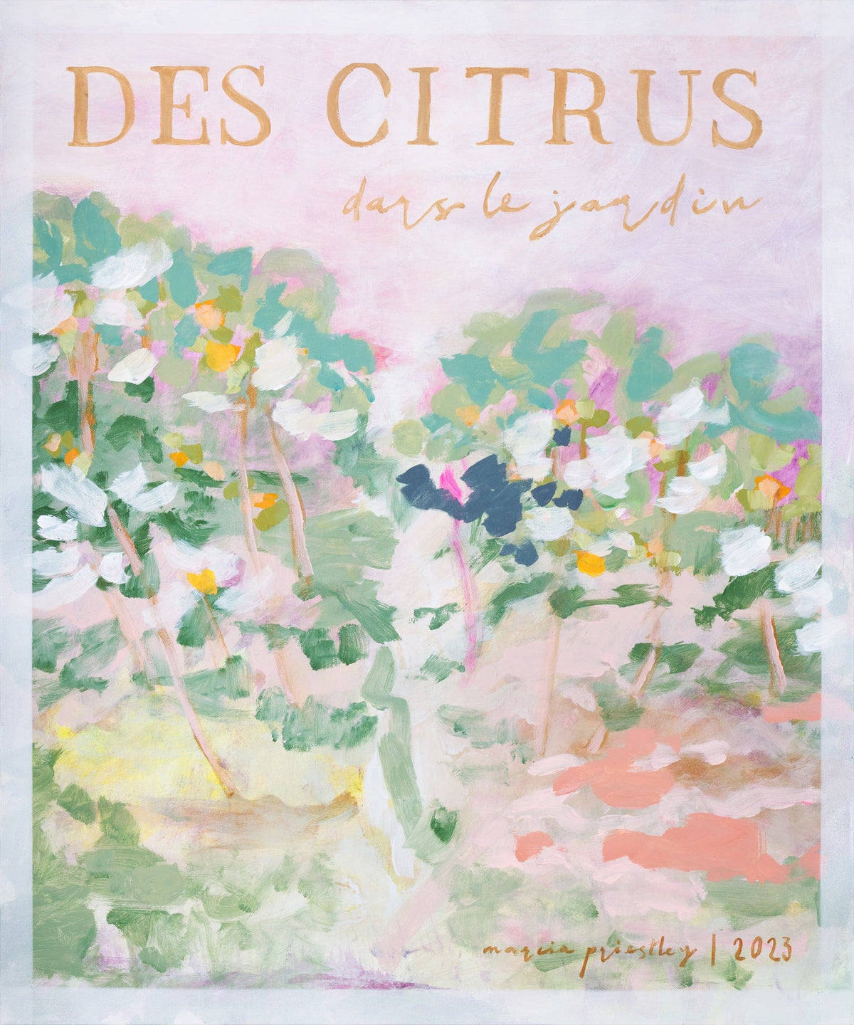 Des Citrus Jars Le Jardin  - Limited Edition Print