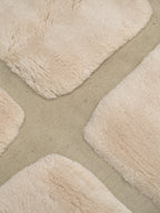 Ember Neutral Washable Wool Fine Cut Pile Rug